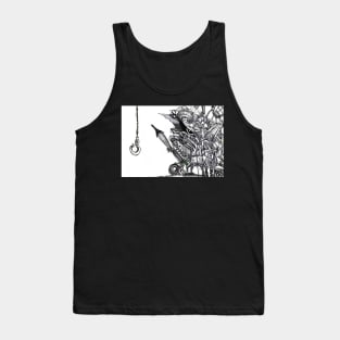 Shopping cart at the end of the universe Tank Top